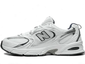530 White Silver Navy